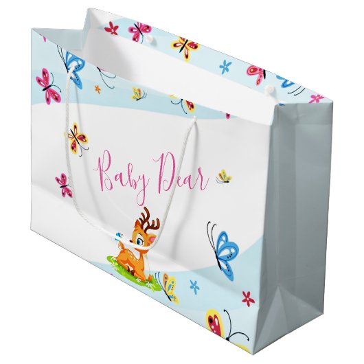 Baby diersoort groot cadeauzakje (Voorkant Gekanteld)