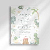 Baby Dino Baby shower Uitnodiging