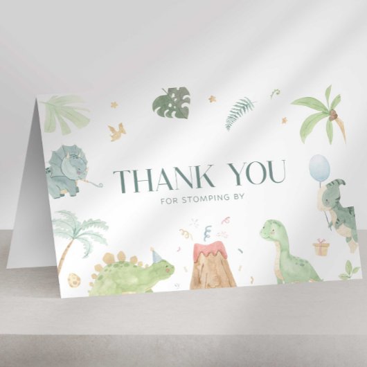 Baby Dino bedankkaart