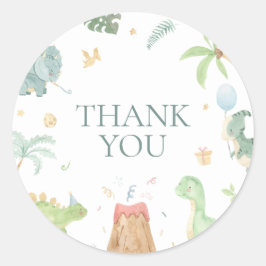 Baby Dino Bedankt Sticker