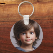 Baby Dino Birthday Photo Keychain! Sleutelhanger (Voorkant)