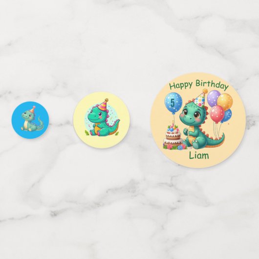 baby Dino Confeti Confetti (Voorkanten)