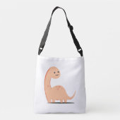 Baby Dino Crossbody Tas (Achterkant)