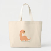Baby Dino Grote Tote Bag (Voorkant)