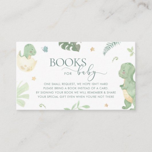 Baby Dino Hatching Binnenkort een Boek Kaart meene (Voorkant)