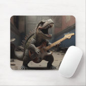 Baby Dino met gitaar Muismat (Met muis)