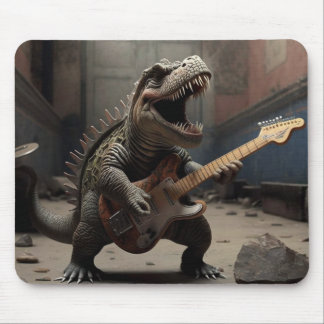 Baby Dino met gitaar Muismat