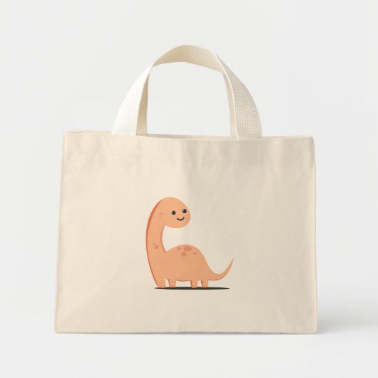 Baby Dino Mini Tote Bag (Voorkant)