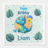 Baby Dino Napkins! Servilleta de papel Servet (Voorkant)