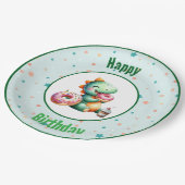  Baby Dino Party Plates Papieren Bordje (Gekanteld)
