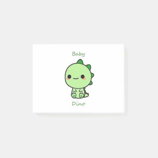Baby Dino Post-it® Notes (Voorkant)