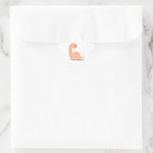 Baby Dino Ster Sticker (Tas)