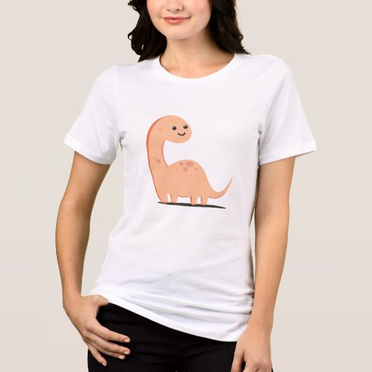 Baby Dino Tri-Blend Shirt (Voorkant)
