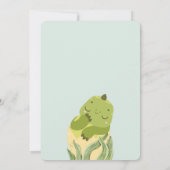 Baby Dino Verjaardag Kaart (Achterkant)