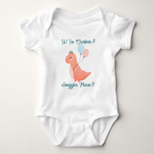 Baby Dino Verjaardagsfeestje Romper