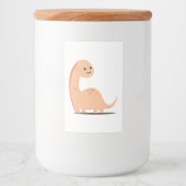 Baby Dino Voedselcontainer Etiket (Voorkant)
