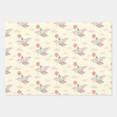 Baby Dino Wrapping Paper Flat Sheet Set van 3 (Voorkant 2)