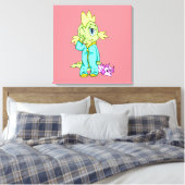 Baby Dinosaur 24 x 24 Canvas Afdruk (Insitu (Slaapkamer))