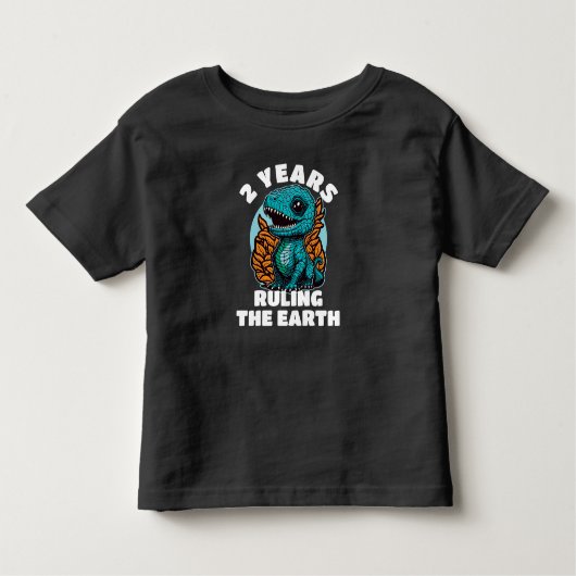 Baby Dinosaur 2 jaar oud Verjaardag Kinder Shirts (Voorkant)