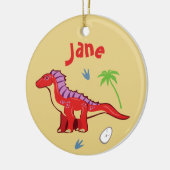 Baby Dinosaur Amargasaurus Keramisch Ornament (Links)