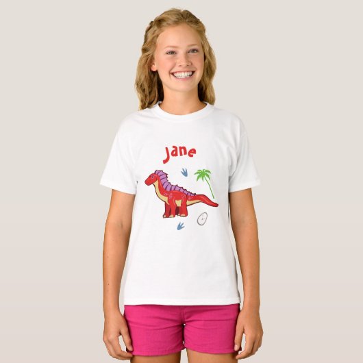 Baby Dinosaur Amargasaurus T-shirt (Voorkant volledig)
