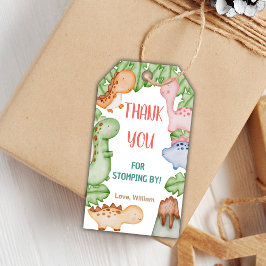 Baby Dinosaur Birthday Gift Labels Cadeaulabel