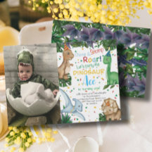 Baby Dinosaur Birthday Party! Foto