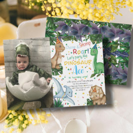 Baby Dinosaur Birthday Party! Foto Kaart