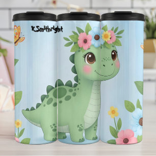 Baby Dinosaur Bloemen Hoofdband Bliss Thermosbeker