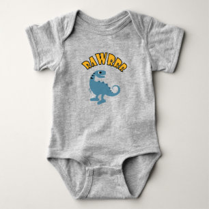 Baby Dinosaur Design - Baby Jersey Bodysuit