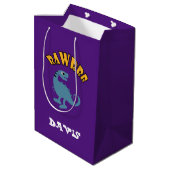 Baby Dinosaur Design - Gift Bag - Middelgroot Medium Cadeauzakje (Achterkant Gekanteld)