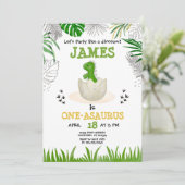 Baby Dinosaur elke dag Kaart (Staand voorkant)