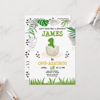 Baby Dinosaur elke dag Kaart