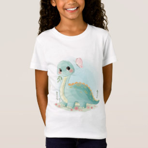 Baby Dinosaur en vlinder T-shirt