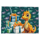 Baby Dinosaur Groot Cadeauzakje (Achterkant)