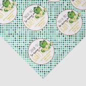 Baby Dinosaur Hatching Egg Cute Boys Girls Shower Tissuepapier (Detail)