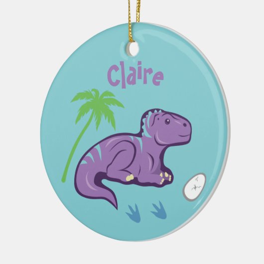Baby Dinosaur Iguanodon Keramisch Ornament (Links)