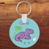 Baby Dinosaur Iguanodon Sleutelhanger (Voorkant)