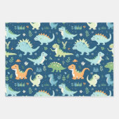 Baby Dinosaur Inpakpapier Vel (Voorkant)