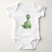Baby Dinosaur Jersey Bodysuit - Comfort and Style  (Voorkant)