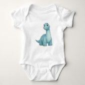 Baby Dinosaur Jersey Bodysuit - Comfort and Style  (Voorkant)