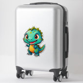 Baby Dinosaur Karakter voor Kinderen Sticker (Koffer)