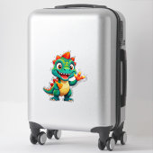 Baby Dinosaur Karakter voor Kinderen Sticker (Koffer)