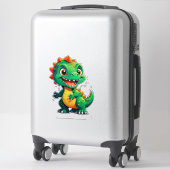Baby Dinosaur Karakter voor Kinderen Sticker (Koffer)