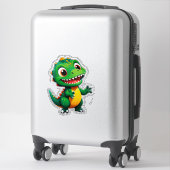Baby Dinosaur Karakter voor Kinderen Sticker (Koffer)