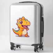 Baby Dinosaur Karakter voor Kinderen Sticker (Koffer)