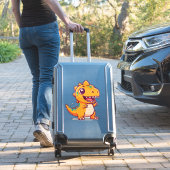 Baby Dinosaur Karakter voor Kinderen Sticker (Koffer Insitu)