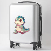 Baby Dinosaur Karakter voor Kinderen Sticker (Koffer)