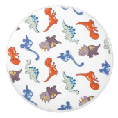 Baby Dinosaur Knob/Pull Keramische Knop (Voorkant)