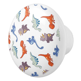 Baby Dinosaur Knob/Pull Keramische Knop